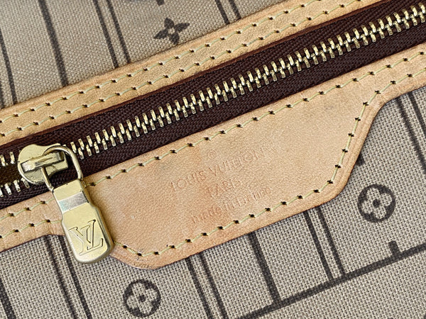 Louis Vuitton Monogram Beige Neverfull MM
