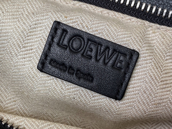 Loewe Black Grained Calfskin Small Classic Puzzle Bag