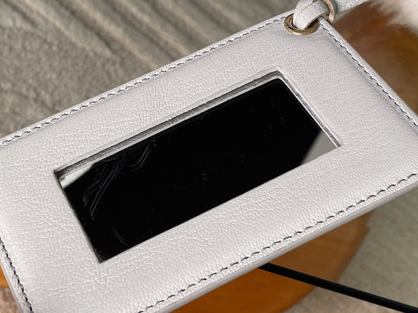 Balenciaga Gris Perle Chèvre Metallic Edge City