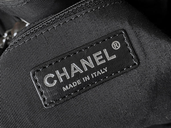 Chanel Iridescent Brown Coated Canvas Stretch Spirit Cabas