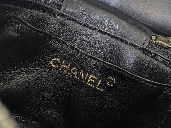 Chanel Black Lambskin Mini Vanity Case