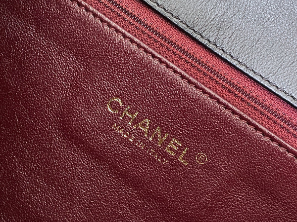 Chanel Black Caviar Medium CC Filigree Flap