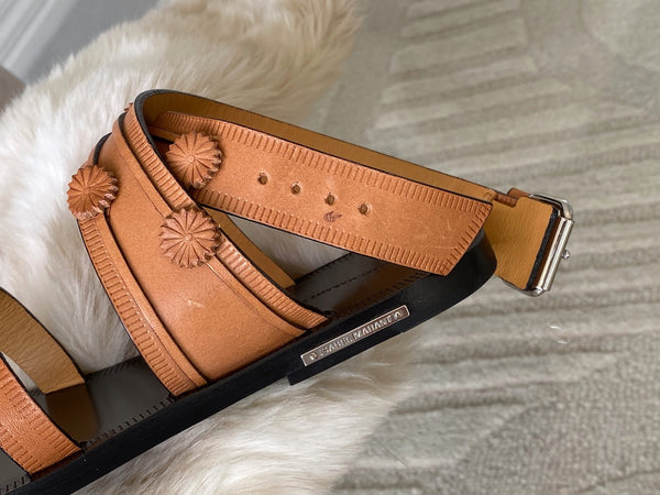 Isabel Marant Natural Leather Jord Kingston | BNIB | Sz37