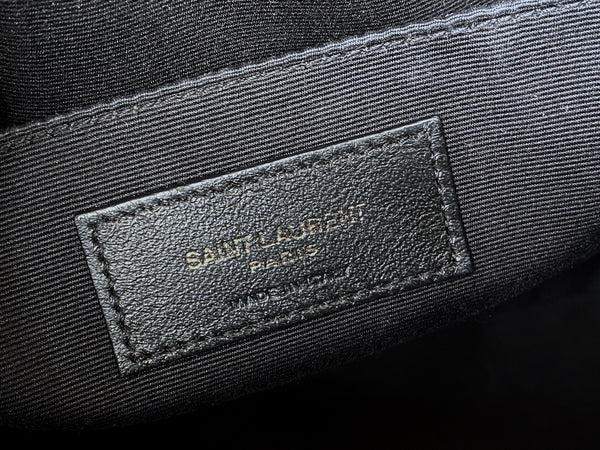 Saint Laurent Black Calfskin Lou Camera Bag