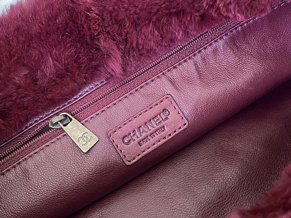 Chanel Bordeaux Lapin Chain Bag