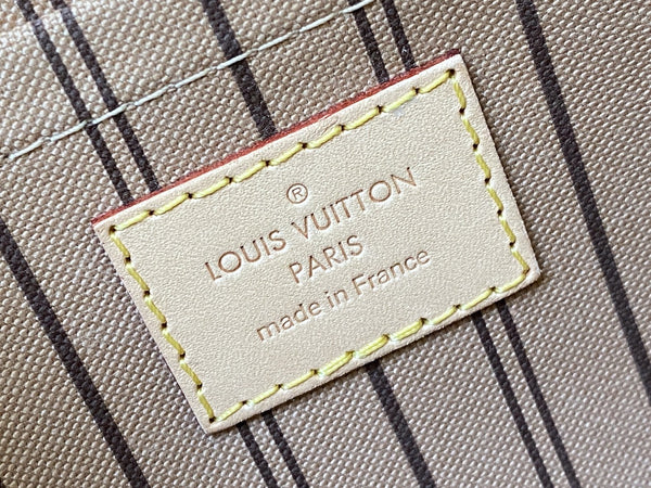 Louis Vuitton 2021 Monogram Beige Neverfull Pochette GM