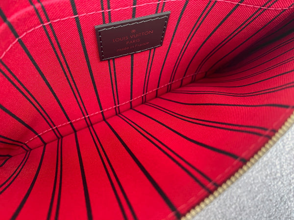 Louis Vuitton Damier Ebene Cerise Neverfull MM