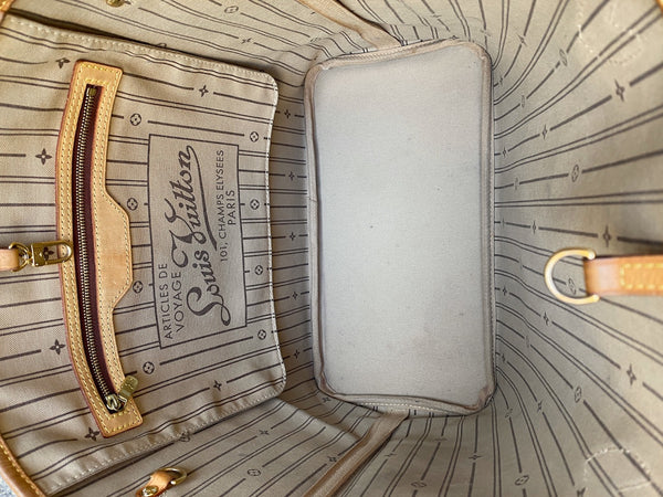 Louis Vuitton Monogram Beige Neverfull MM