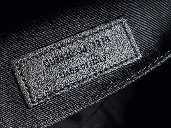 Saint Laurent Black Calfskin Lou Camera Bag