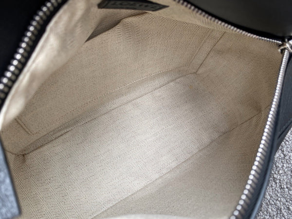 Loewe Black Grained Calfskin Small Classic Puzzle Bag