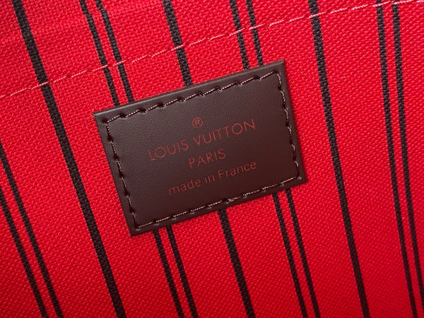 Louis Vuitton Damier Ebene Cerise Neverfull MM