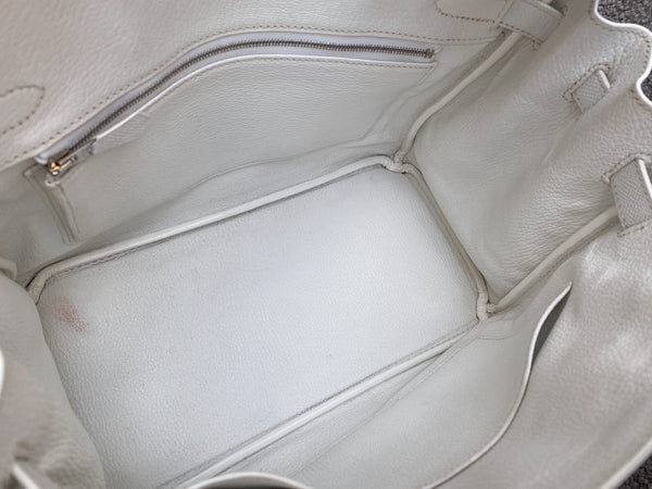 Hermès Blanc Epsom Birkin 30 PHW