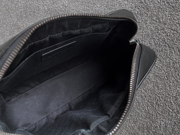 Saint Laurent Black Calfskin Lou Camera Bag