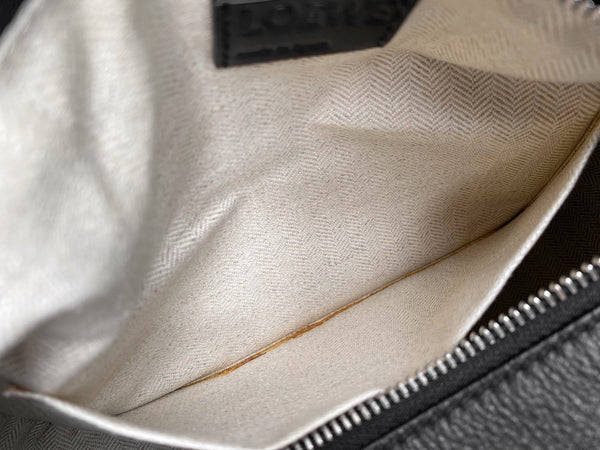 Loewe Black Grained Calfskin Small Classic Puzzle Bag
