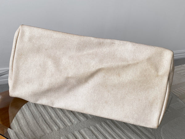 Hermès Toile Naturel & Vache Hunter Herbag Cabine 50