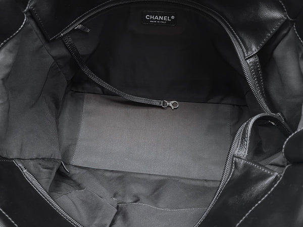 Chanel Black Paris-Biarritz Grand Shopping Tote
