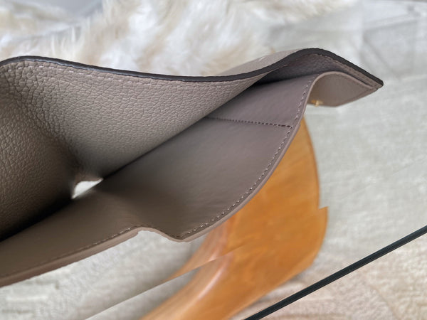 Louis Vuitton Tourterelle Crème Bicolour Monogram Empreinte Victorine Wallet | BNIB