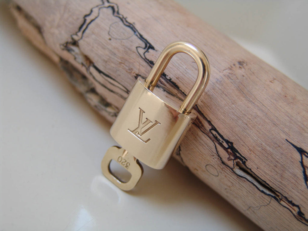Louis Vuitton Shiny Brass Padlock And Key