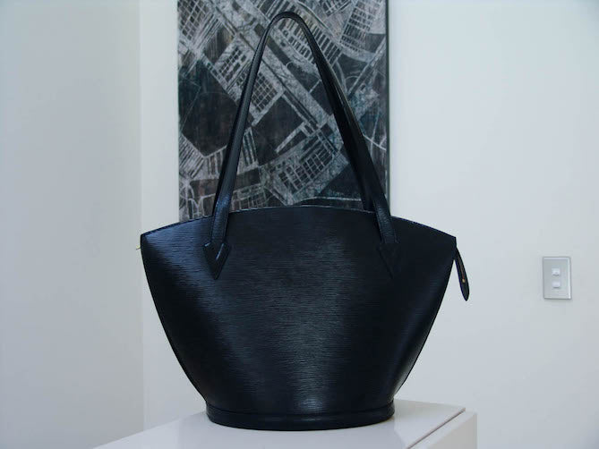 Louis Vuitton Kouril Black Epi Leather Saint-Jacques Shopping