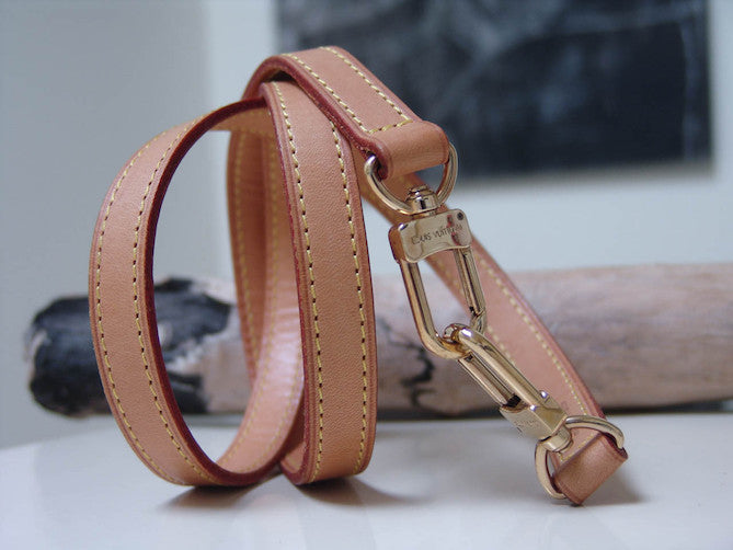 Louis Vuitton Leather Shoulder Strap for Bag Brown 100cm