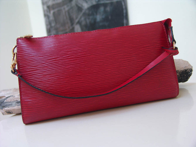 Louis Vuitton Epi Castillan Red Pochette Accessoires 24H