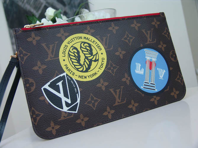 Louis Vuitton Neverfull MY LV WORLD TOUR MM Tote w/Pochette in