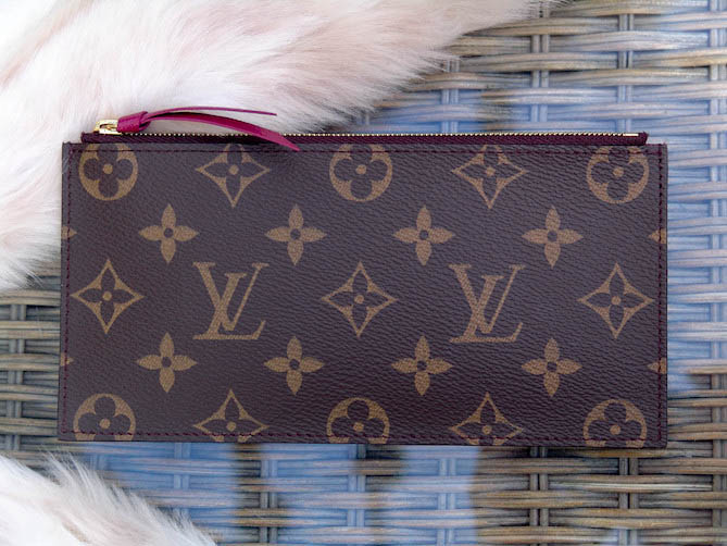 Brand New Authentic Louis Vuitton Felicie Pochette Zippered Leather Insert