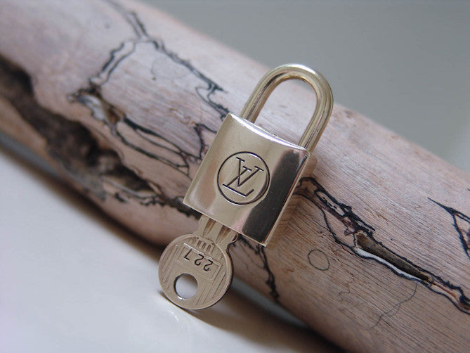 Louis Vuitton Padlock & Key Set - Silver Bag Accessories