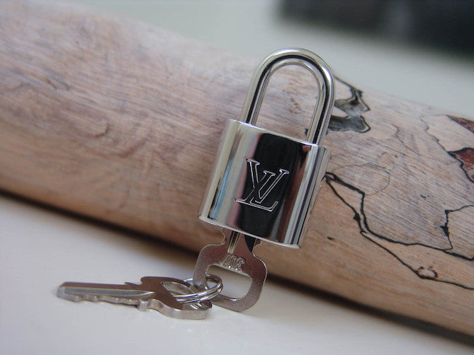 Louis Vuitton Padlock Lock and NO Key 307 LV Purse Charm 