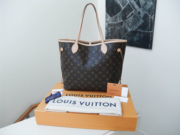 Louis Vuitton Monogram Beige Neverfull MM | BNIB
