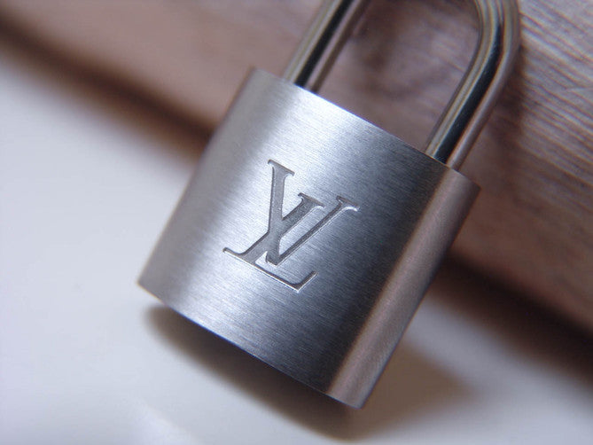 Louis Vuitton Palladium Lock and Key Set - Silver Bag Accessories
