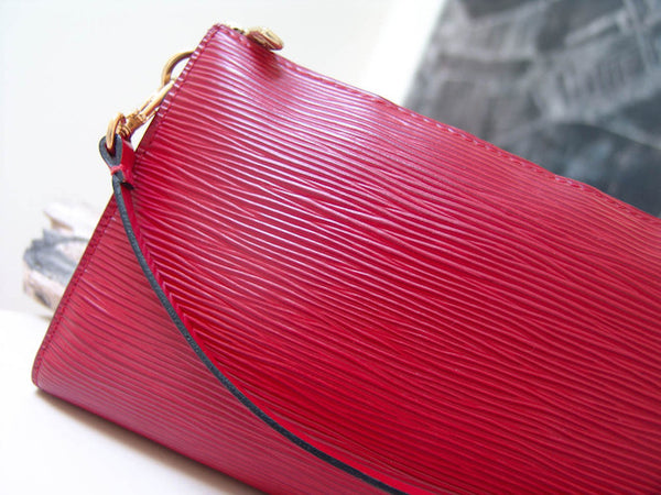 Louis Vuitton Epi Castillan Red Pochette Accessoires 24H