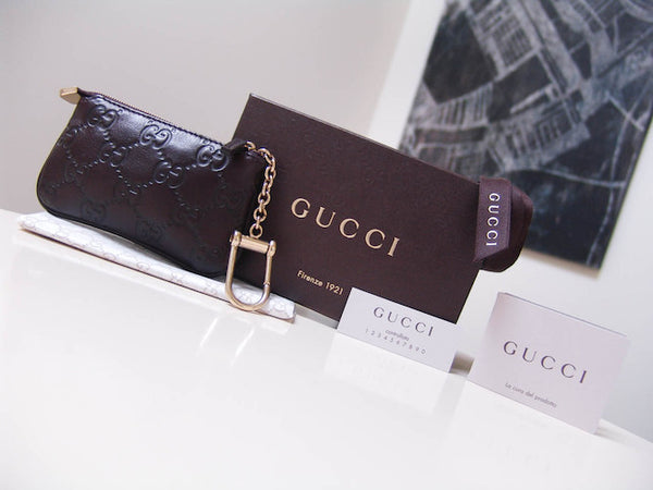 Gucci Signature Guccissima Leather Key Case
