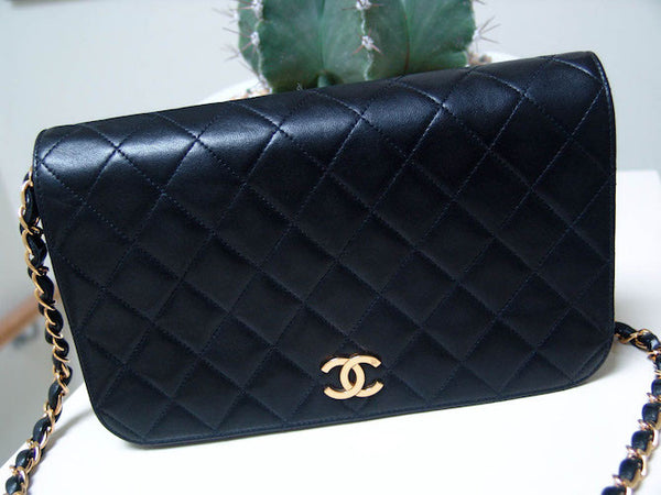 Chanel Black Lambskin Flap