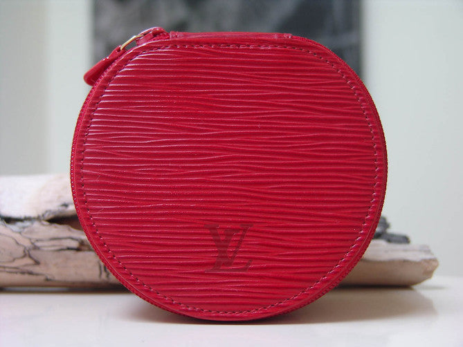 Louis Vuitton Epi Castillan Red Ecrin Bijoux Jewellery Box – My Haute