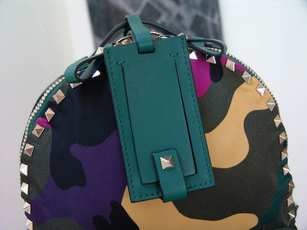 Valentino Rockstud Psychedelic Camouflage Backpack