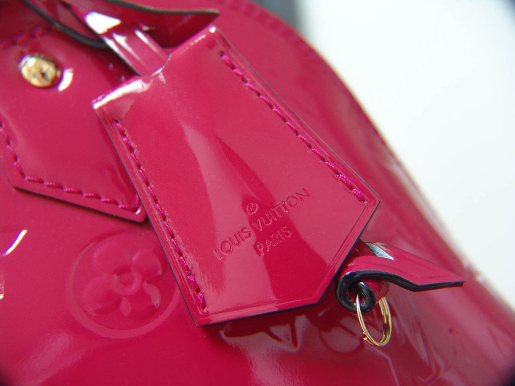 Louis Vuitton Vernis Alma BB Hot Pink