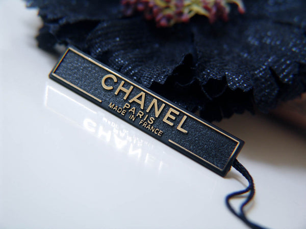 Chanel Black Large Broche Colifichet Brooch | New