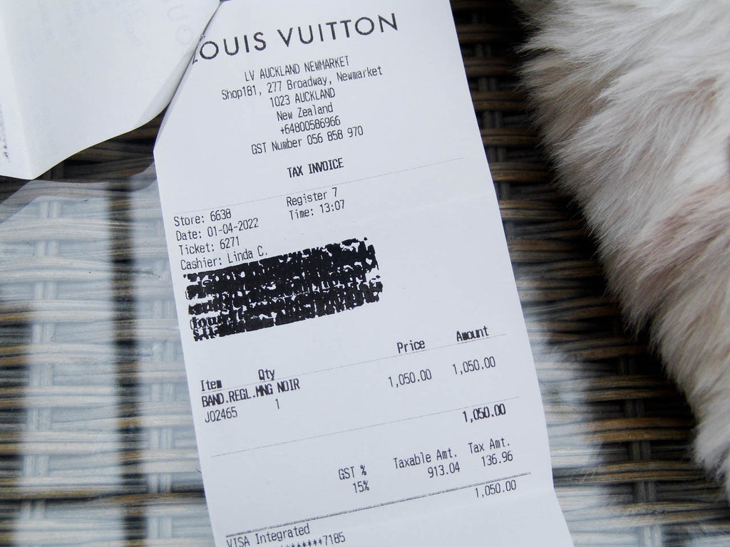 Louis Vuitton Monogram Noir Bandoulière Adjustable 120cm – My Haute