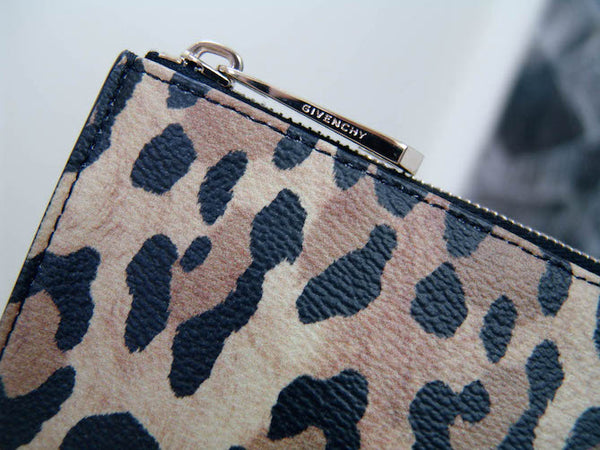 Givenchy Oversized Leopard Print Clutch | New