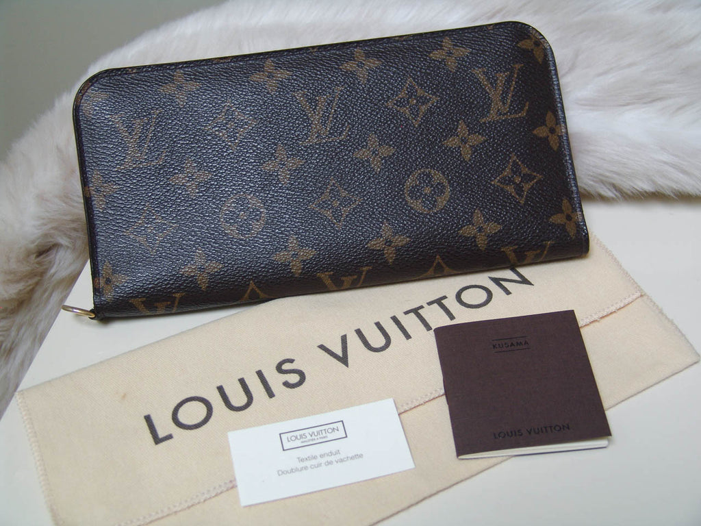 Louis Vuitton LV Monogram Coated Canvas Insolite Wallet - Brown