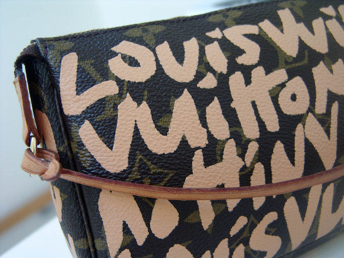Louis Vuitton LV Accessories Pouch Bag Brown monogram graffiti