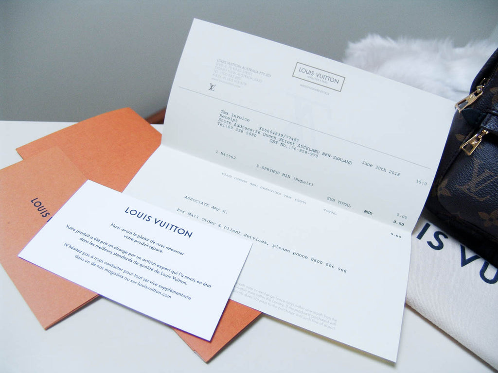Louis Vuitton, Other, Lv Receipt Envelope