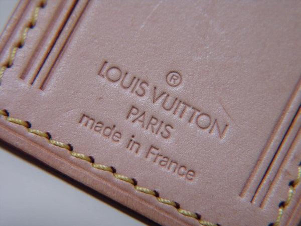 Louis Vuitton Vachetta Luggage Tag