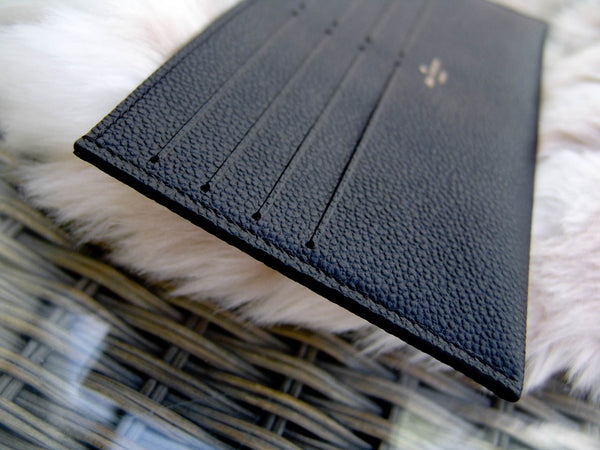 Louis Vuitton Grained Cowhide Noir Pochette Félicie Notes & Card Holder | NEW