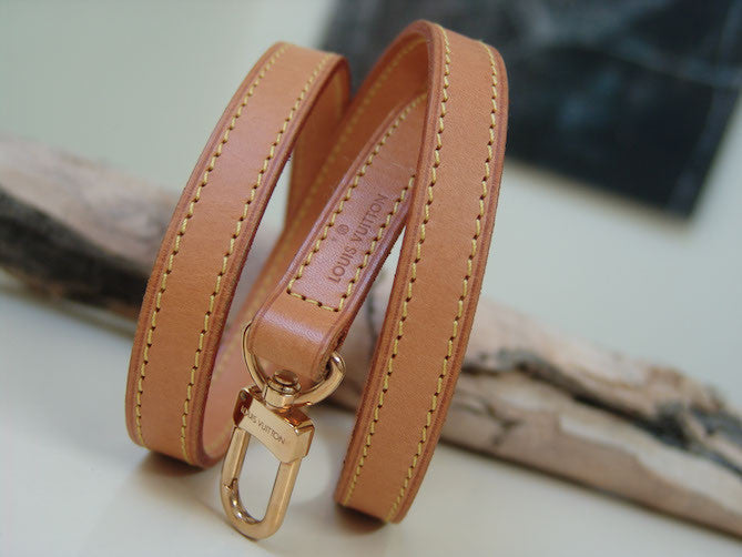 Louis Vuitton Pochette Wristlet Strap in Vachette Natural Calfskin Leather  - SOLD