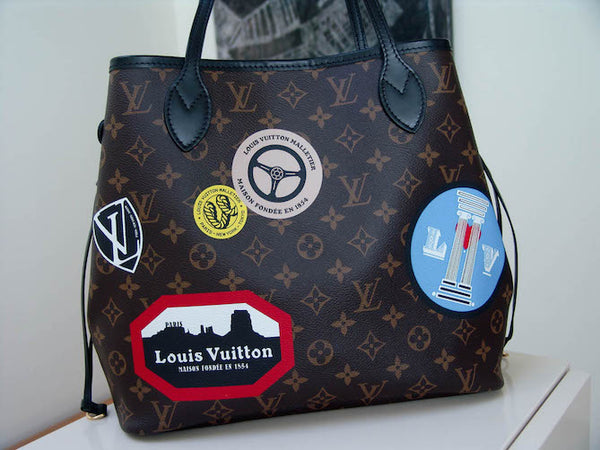 Louis Vuitton Limited Edition 2016 Neverfull MM World Tour