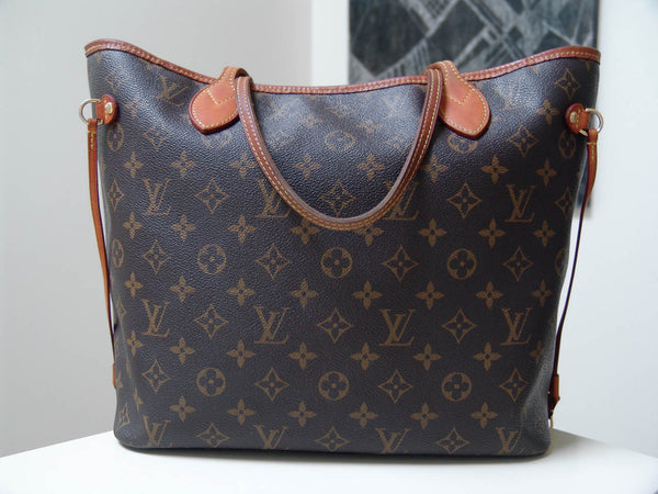 Louis Vuitton Monogram Beige Neverfull MM