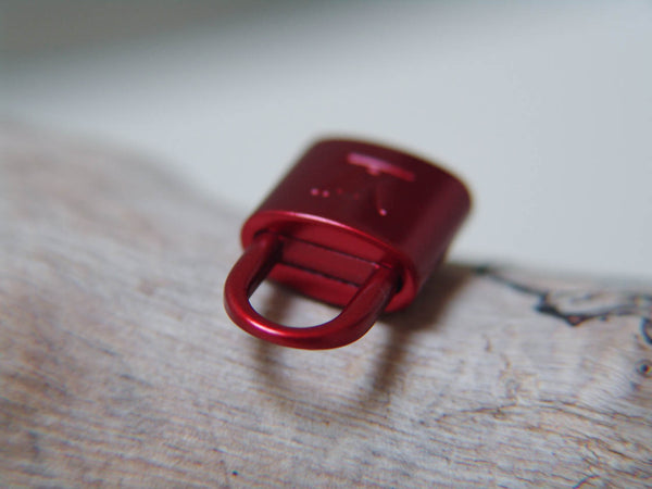 Louis Vuitton Padlock Miniature Charm Red
