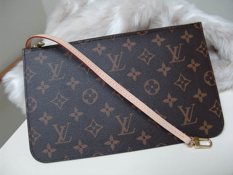 Louis Vuitton 2021 Monogram Beige Neverfull Pochette GM – My Haute